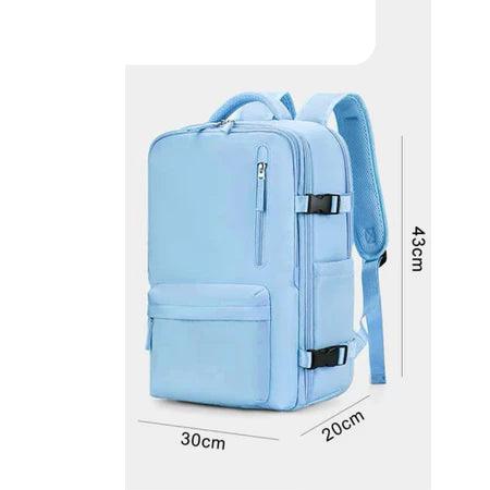 Mochila de Viagem USB Impermeável e Reforçada - TravelPro©