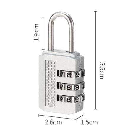 Cadeado de Senha Para Malas e Armários - ProtecTrip©