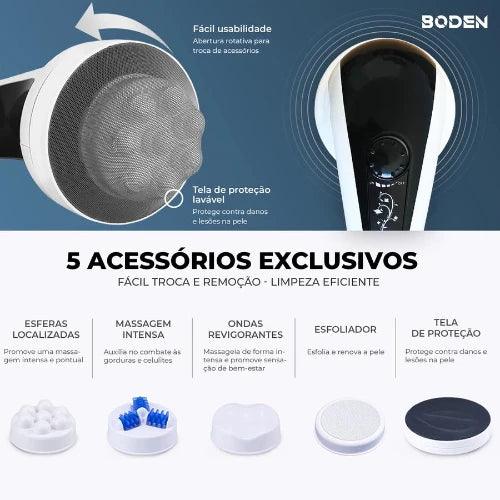 Massageador Modelador e Drenagem Linfática - Boden SlimFit™