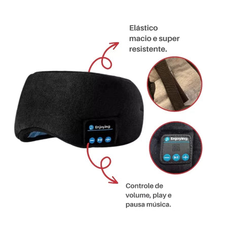 Máscara Musical Bluetooth - SnoozeSound©