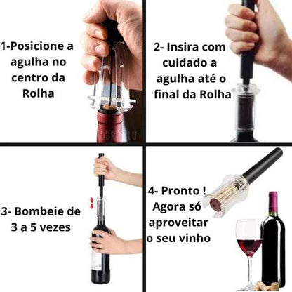 Abridor de Vinhos de Pressão - PureWine©