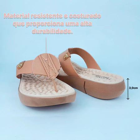 Chinelo Ortopédico Massageador - ComfortWave™