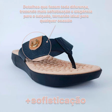 Chinelo Ortopédico Massageador - ComfortWave™