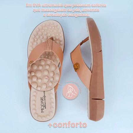 Chinelo Ortopédico Massageador - ComfortWave™