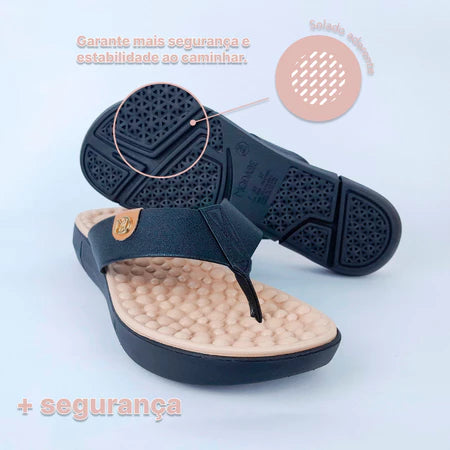 Chinelo Ortopédico Massageador - ComfortWave™