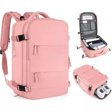 Mochila de Viagem USB Impermeável e Reforçada - TravelPro©