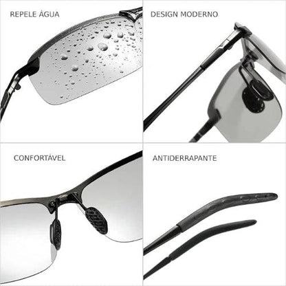 Óculos Fotocromático Polarizado MaxVision®