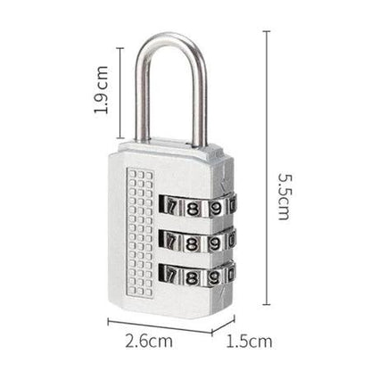 Cadeado de Senha Para Malas e Armários - ProtecTrip©