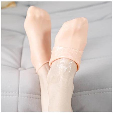Meia de Silicone para Hidratar os Pés e Calcanhar - HydraCare™